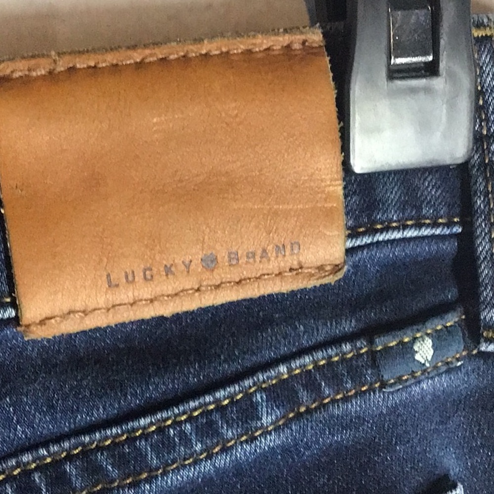 sac907 🍀Lucky Brand Low Rise Lolita Skinny Size 14 w/ 27" Inseam - Picture 5 of 9